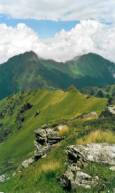 view of kuaripass ridge in summer,lord curzon trail,shiton tilman route,kuaripass khal trekking,kuari khal trekking,trekking to kuaripas,kuaripas trekkings